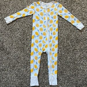 Lemon Print Kids One Piece